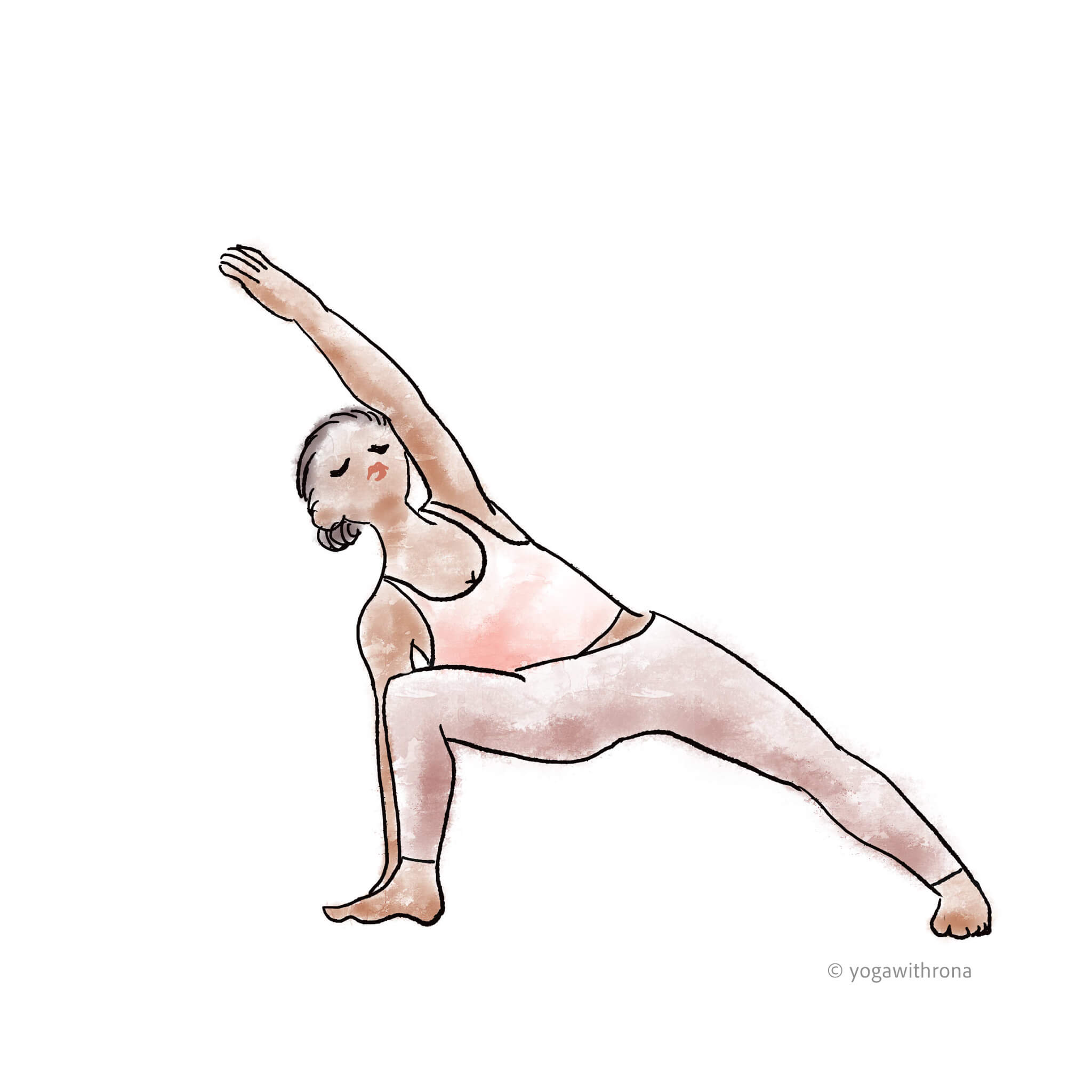 How to Do Extended Side Angle Pose in Yoga — Alo Moves