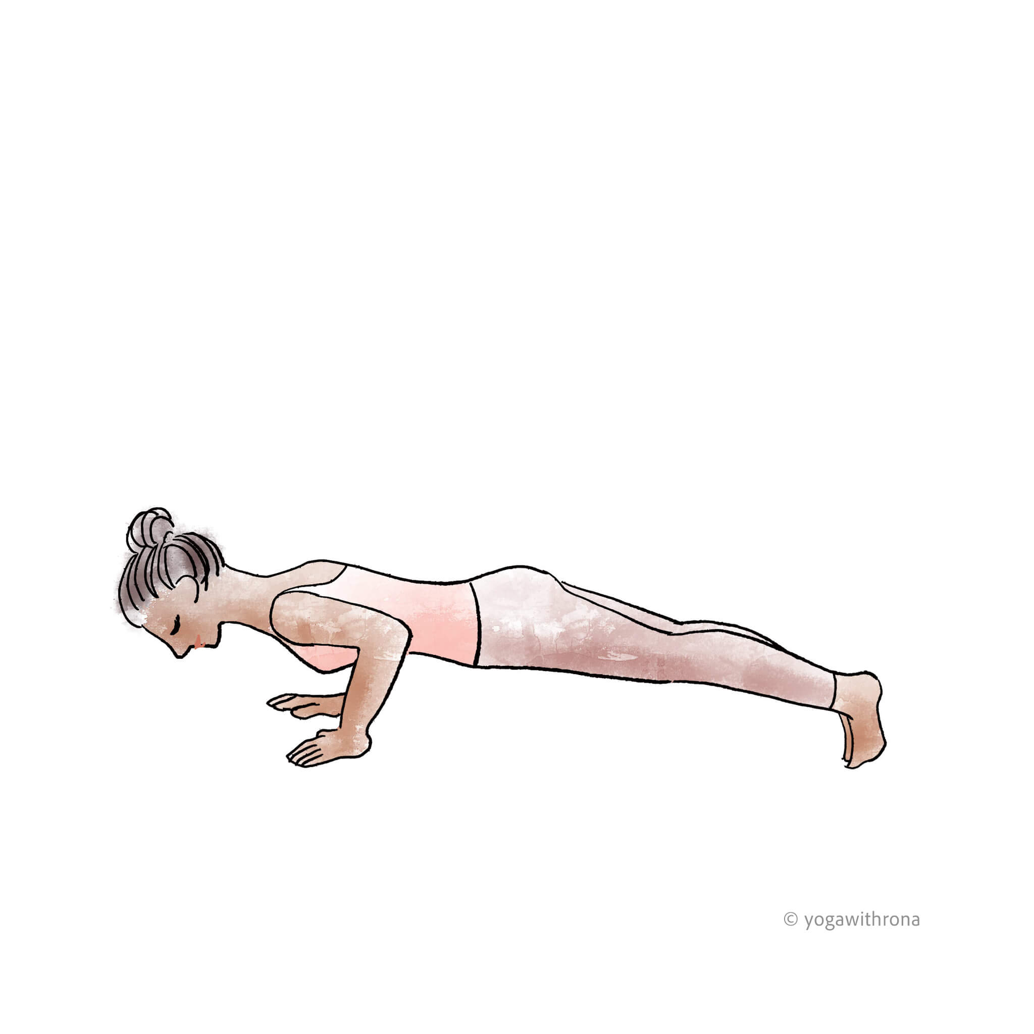 How to Do Chaturanga - Yoga with Rona