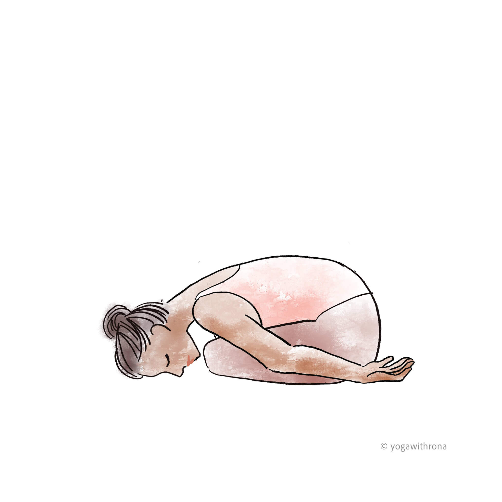 Yoga Child's Pose SVG Cut file by Creative Fabrica Crafts · Creative Fabrica
